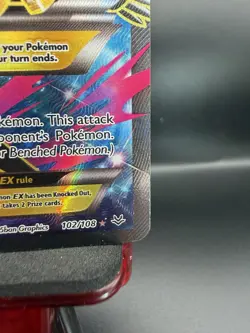 M Latios EX 102/108 XY Roaring Skies Pokemon Card Full Art Mega Holo - LP - Image 4