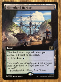 MTG Marvel Super Heroes Eternal-Legal, Hinterland Harbor - Extended Art - Image 1