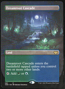 Dreamroot Cascade (Borderless) 282 Rare LP Innistrad: Crimson Vow MTG TCG - Image 1