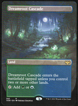 Dreamroot Cascade (Borderless) 282 Rare LP Innistrad: Crimson Vow MTG TCG - Image 1