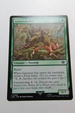 MTG Generous Ent x1- -The Lord of the Rings: Tales of Middle-earth-Lightly Playe - Image 1