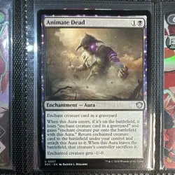 Wizards of the Coast MTG Animate Dead Secret Lair Foil Aura 0207 EN 2026 - Image 1