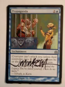 Magic The Gathering - 1x Signed Propaganda (mtg) Commander - Image 1