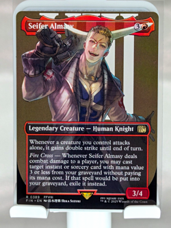 MTG Final Fantasy Seifer Almasy 0389 Rare NonFoil Full Art Borderless - Image 1