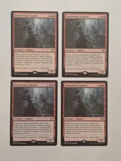 4x Dominating Vampire - Crimson Vow - Near Mint - MTG - Image 1