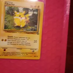 Pikachu Jungle Set 60/64 Common Pokemon Card Unlimited Edition - Image 2
