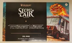 Magic The Gathering Secret Lair Twisted Metal Sol Ring Rainbow Foil - New Sealed - Image 1