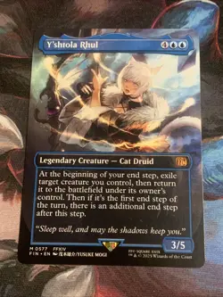 MTG Magic: The Gathering Final Fantasy Y’SHTOLA RHUL (Borderless) Mythic Rare - Image 1
