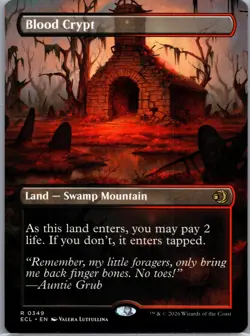 Lorwyn Eclipsed #349 Blood Crypt (Borderless) - Image 1