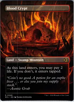 Lorwyn Eclipsed #349 Blood Crypt (Borderless) - Image 2