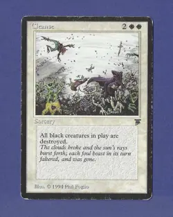 1994 Magic the Gathering - Cleanse - Legends MTG - Image 1