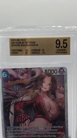 2024 One Piece 500 Years in the Future #OP07051 Boa Hancock Foil SR BGS 9.5 - Image 2