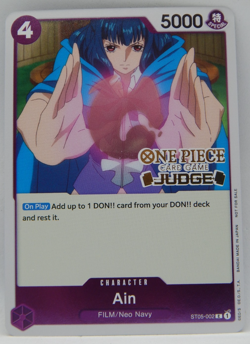 One Piece TCG - Judge Pack Vol. 4 Promo #ST05-002 - AIN - Image 1