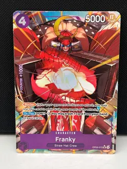 OP09-072 Franky English One Piece TCG NM - Image 1