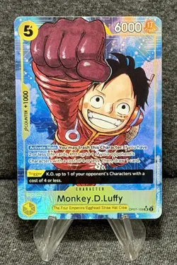Monkey D. Luffy OP07-109 SR Alt Art 500 Years in the Future One Piece TCG NM - Image 1