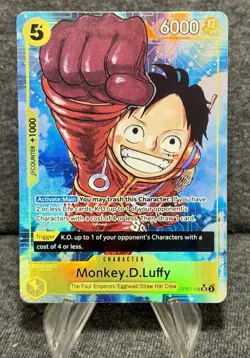 Monkey D. Luffy OP07-109 SR Alt Art 500 Years in the Future One Piece TCG NM - Image 2