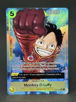 Monkey D. Luffy OP07-109 SR Alt Art 500 Years in the Future One Piece TCG NM - Image 1
