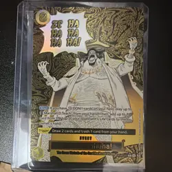 Bandai One Piece Marshall D. Teach OP16-116 Event Alt Art Foil English Cost 3 - Image 1