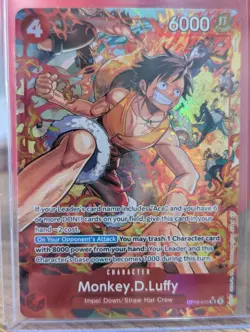 OP16-015 Monkey D Luffy ALT ART One Piece TCG The Time of Battle English SR - Image 1