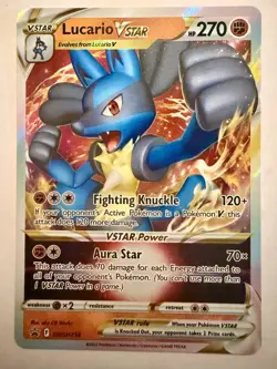 Lucario VSTAR SWSH214 Jumbo Cards Holo - Image 1