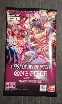OP11 - Fist Of Divine Speed Booster Pack -One Piece Card Game English - Image 1