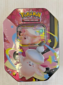 Pokemon TCG Mega Moonlit Tins: Mega Clefable ex Tin Sealed OVP English Cards - Image 1
