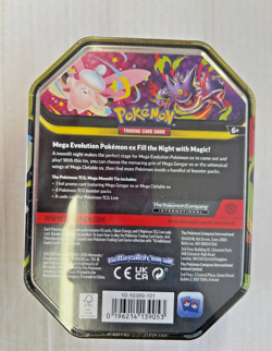 Pokemon TCG Mega Moonlit Tins: Mega Clefable ex Tin Sealed OVP English Cards - Image 2