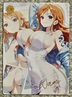 Nami - CR - Goddess Story Genki Parade Senpai Haven Waifu Card - Image 1