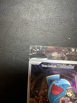 Team Rocket's Wobbuffet 203 Sv: Scarlet & Violet Promo Cards Holo - Image 4