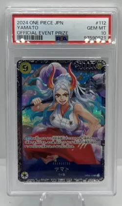 Yamato One Piece 2024 Official Flagship Event Prize Promo Japanese #112 PSA 10 - Image 1