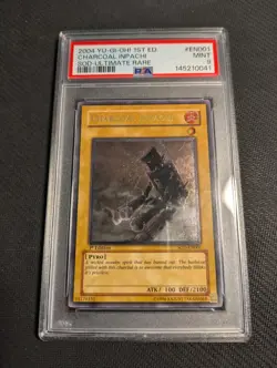 Yugioh Charcoal Inpachi SOD-EN001 1st Edition Ultimate Rare PSA 9 Mint! - Image 1