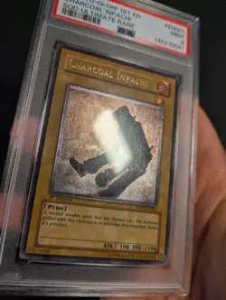 Yugioh Charcoal Inpachi SOD-EN001 1st Edition Ultimate Rare PSA 9 Mint! - Image 3