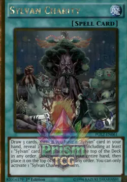 1st ed Sylvan Charity gold rare PGL2-EN061 Yugioh - Image 1
