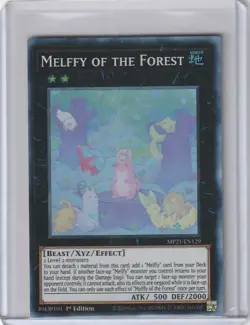 Yugioh MP21-EN129 Melffy of the Forest – Super Rare 1st edition - Image 1