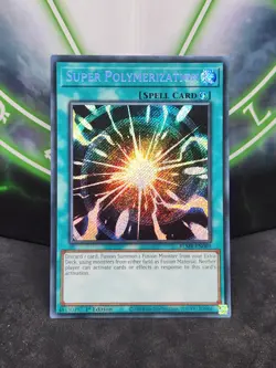 Yugioh Super Polymerization BLMR-EN089 Secret Rare 1st Edition NM - Image 1