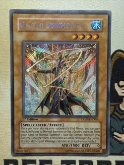 Gemini Summoner - TAEV-EN000 - Secret Rare - 1st Edition - Yugioh LP - Image 2