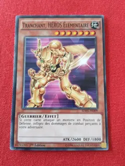 TRANCHANT HEROS ELEMENTAIRE SDHS-FR009 1ERE ED. RARE CARTE YU-GI-OH! FR - Image 1