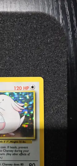 Chansey 3/102 Holo 1999 WOTC Pokemon TCG Base Set Unlimited Rare Card LP Vintage - Image 4
