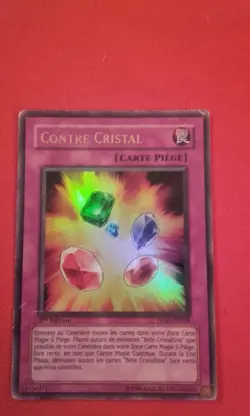 CONTRE CRISTAL DP07-FR024 1ERE EDITION PIEGE HOLO Cartes Yu-Gi-Oh! VF RARE - Image 1