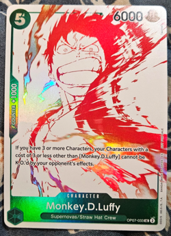 Monkey.D.Luffy OP07-033 - 3rd Anniversary Treasure Campaign Pack Promo One Piece - Image 1