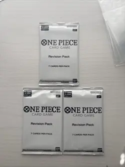 One Piece Paramount War Revision Pack 7 Card pack OP02 English sealed! Per each - Image 1