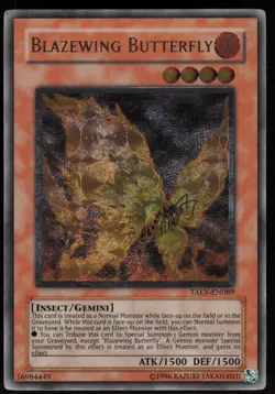 Blazewing Butterfly (UTR) TAEV-EN089 Ultimate Rare TWED ENHANCED YU-GI-OH - Image 1