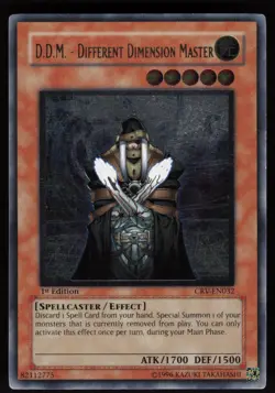 D.D.M. - Different Dimension Master CRV-EN032 Ultimate Rare 1st Edition YU-GI-OH - Image 1