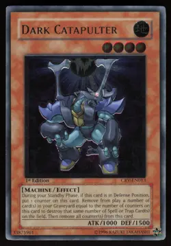 Dark Catapulter (UTR) CRV-EN013 Ultimate Rare 1st Edition YU-GI-OH - Image 1