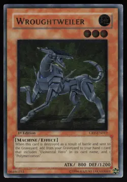 Wroughtweiler (UTR) CRV-EN012 Ultimate Rare 1st Edition YU-GI-OH - Image 1