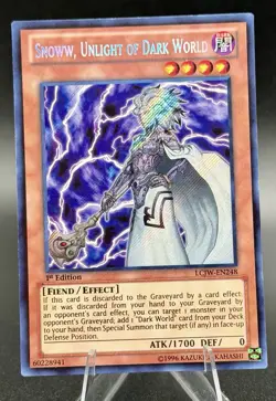 Yu-Gi-Oh! TCG Snoww, Unlight of Dark World 1st Edition LCJW-EN248 FOIL - Image 1