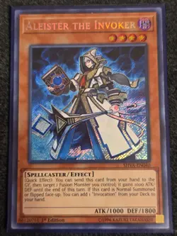 Yugioh! Aleister the Invoker SHVA-EN040 Valhalla 1st Edition Secret Rare NM - Image 1