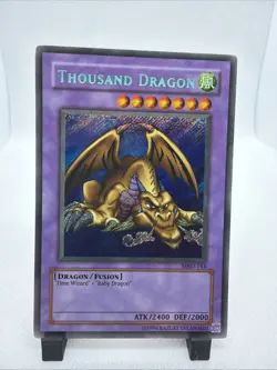 Konami Yu-Gi-Oh! Thousand Dragon MRD-143 Metal Raiders Secret Rare Holo - Image 1