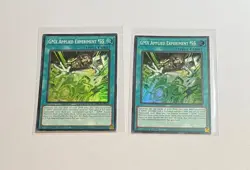 2x Yu-Gi-Oh! GMX Applied Experiment #55 #BPRO-EN096 Super Rare 1st Ed (NM) - Image 1