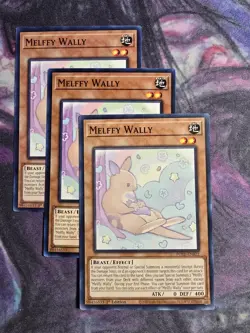 Yugioh! 3x Melffy Wally POTE-EN022 Common - 1st Ed NM - Image 1